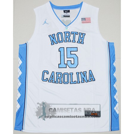 Camiseta NCAA North Carolina Carter Blanco